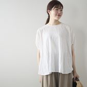 Kilka/汗をかいてもはりつかない、速乾サークルブラウス